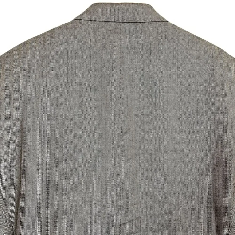 Lauren Ralph Lauren Slim Men's Herringbone Silk Wool 2 Button Blazer Jacket 40 L